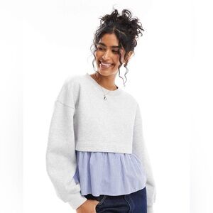 Modern Madison women’s peplum baby doll top